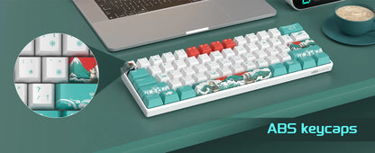 MageGee 60% mechanische Gaming-Tastatur, RGB, vollständig Hot-Swap-fähige Custom-Switches, 61 Tasten, Mini-Bürotastatur für Win/Mac-Laptop