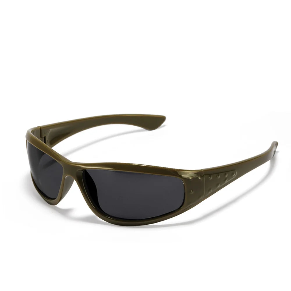 Y2K Sunglasses Men Women Color Hollowed Outdoor Driving UV400 Sunglasses Girls Net Red Hip Hop Gothic Women Sun Glasses 2025 Hot