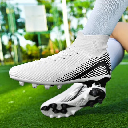 New Men's Professional Soccer Shoes Non-slip Football Boots Unisex Breathable Futsal Sports New Cleats Drop Shipping Ultralight