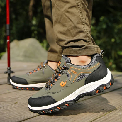 Men's EVA Hiking Shoes Waterproof Anti-Slip Leather Outdoor Sports Shoes for Camping Running Jogging 2025 New