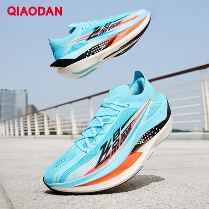 QIAODAN Feiying Plaid 3 Carbon Plate Herren-Laufschuhe 2026 Marathon-Wettkampfsneaker mit Rebound-Dämpfung, Sportschuhe QDB023262290