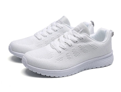 New Arrival Women Flats Footwear Lace-Up Flats Casual Sneakers Women's Soft Zapatos Mujer Plus Size