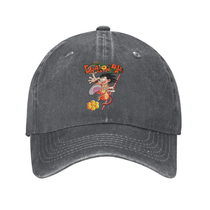 Goku and the Dragon Ball Z Men Women Baseball Cap Distressed Washed Caps Hat Casual Outdoor Activities Adjustable Snapback Cap
