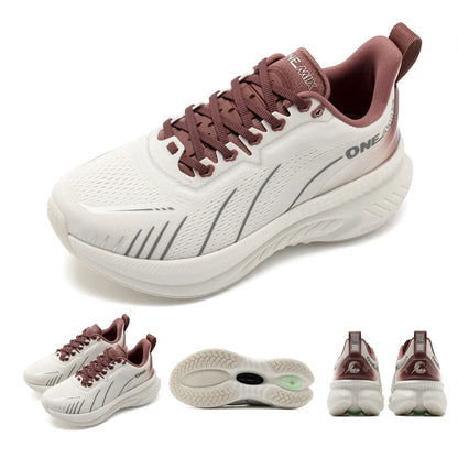 ONEMIX New Cushioned Running Shoes for Women Fall Winter Heavy Runners Lace-Up Women’s Jump Rope Dance Non-Slip Outdoor Sneakers