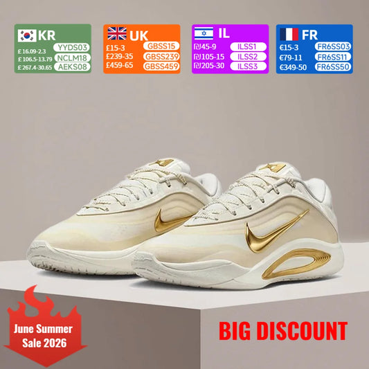 Nike A ONE EP Women's Stylish and Versatile Basketball Shoes Slip-Resistant, Durable, and Comfortable with Cushioning FZ8606-102