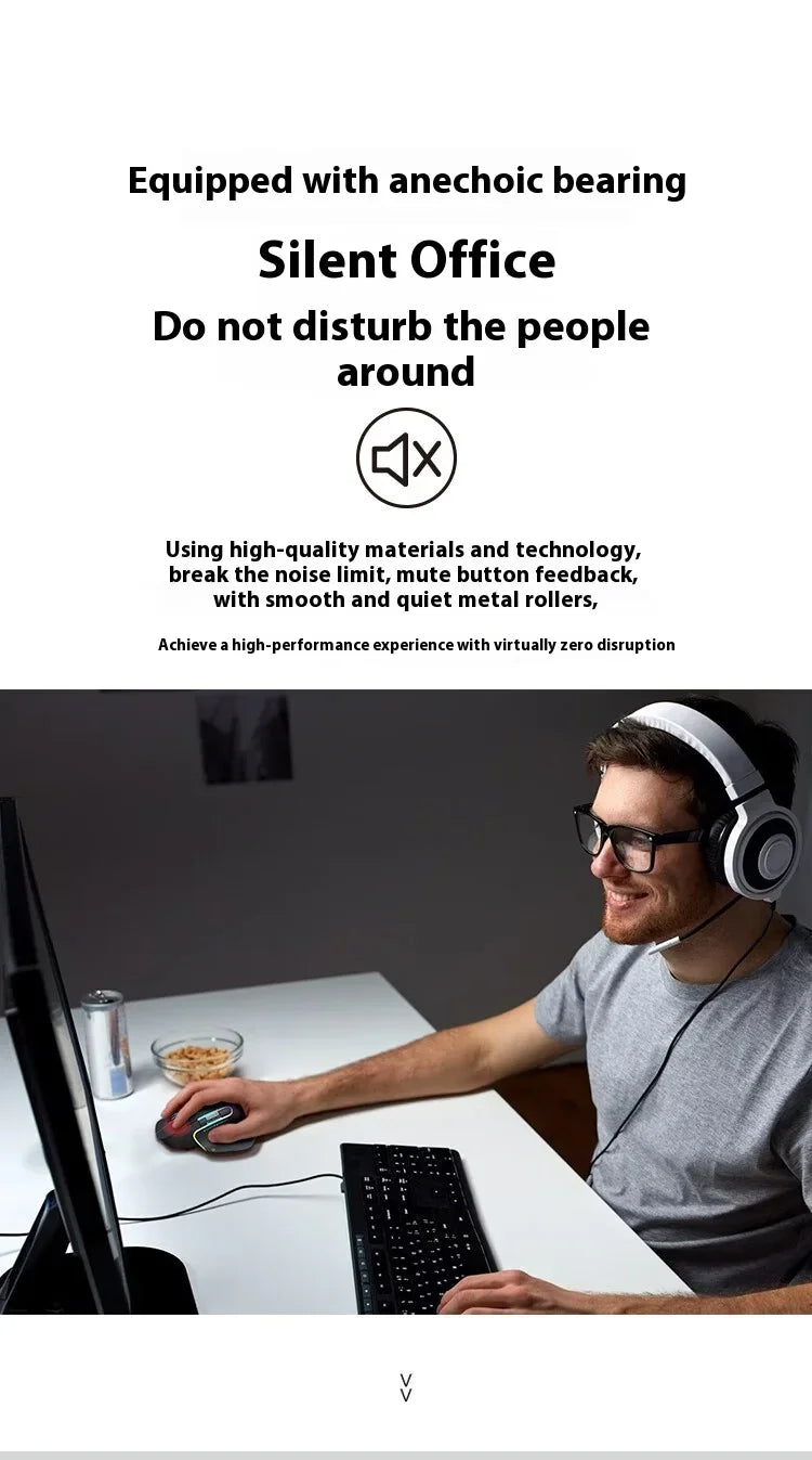 Acer Omr225 Gamer Mouse 3-mode Bluetooth Wireless Mouse Dual Scroll Ergonomic Mouse Custom Programming Gaming Mice Office Mice