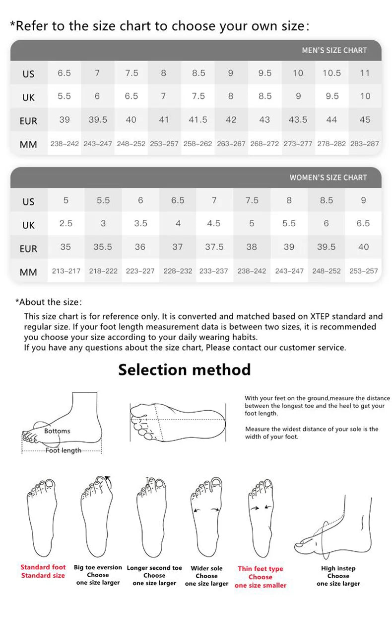 Xtep Running Shoes Non-Slip Soft Women's Sports Shoes Leather Upper Shock Absorption Female Sneakers For Women 879318110073