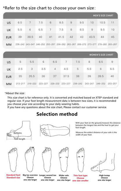 Xtep Running Shoes Non-Slip Soft Women's Sports Shoes Leather Upper Shock Absorption Female Sneakers For Women 879318110073
