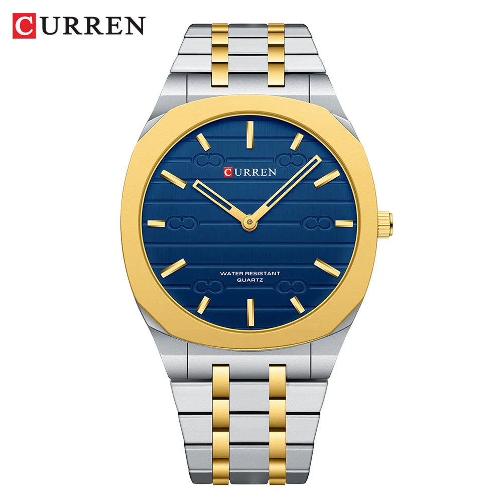 CURREN Top Luxury Brand Quartz Watch Men Stainless steel Strap Military Watches 30ATM Waterproof Wristwatch Relogio Masculino