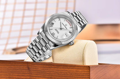 2026 New PAGANI DESIGN Rose Gold Luxury Men's Watches Automatic Mechanical Watch For Man AR Sapphire Waterproof Date Men Clock