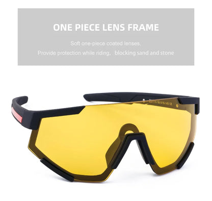 Sports Once-piece Shield Sunglasses Women Men 2026 Luxury Brand Designer Outdoor Cycling Steampunk Sun Glasses For Male Eyewear