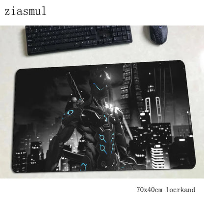Геймърски пад за мишка Overwatch 700x400x3mm, цветна подложка за бюро за лаптоп, гейминг mousepad, коледен подарък, padmouse за PC геймъри, gamepad мат