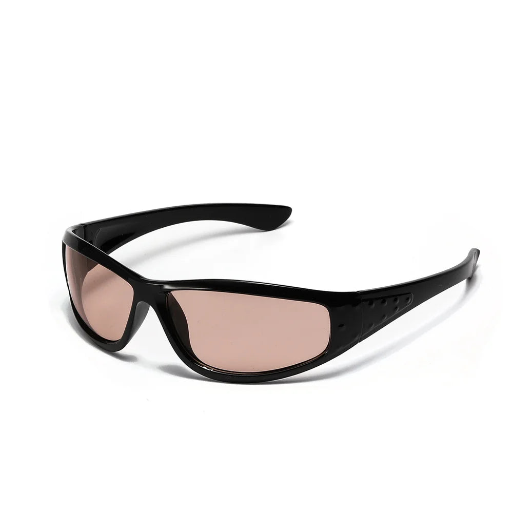 Y2K Sunglasses Men Women Color Hollowed Outdoor Driving UV400 Sunglasses Girls Net Red Hip Hop Gothic Women Sun Glasses 2025 Hot
