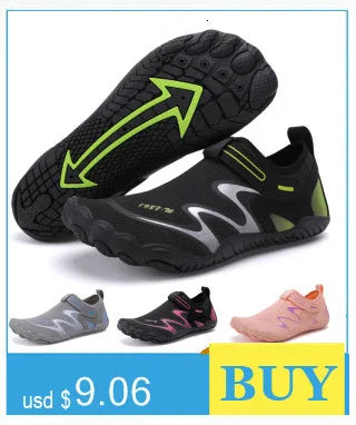 Men and Women Water Shoes, Aqua Shoes, Drainage Beach Sports Swim Sandals, Quick Dry Boating Barefoot Diving Fishing Surfing Sneakers