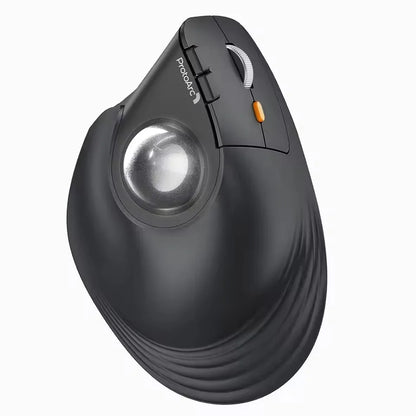 ProtoArc EM05NL Wireless Trackball Mouse Rechargeable Bluetooth Ergonomic Vertical Rollerball Mouse for Computer iPad Mac Windows