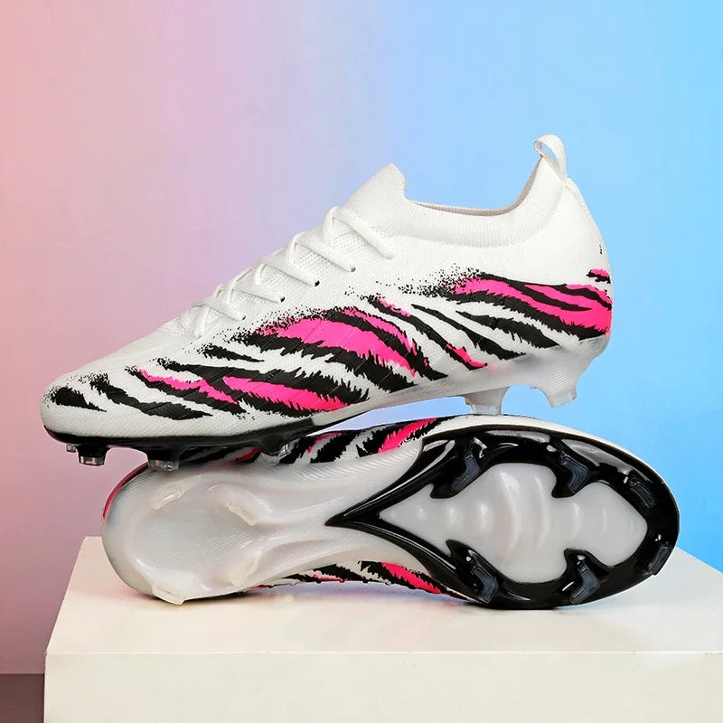 New Men's Football Boots Sport Ultralight Non-Slip Outdoor Adult Cleats Match Unisex Soccer Shoes Comfortable Grass High-Quality