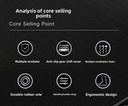 Motorcycle Professional Protective Riding Boots Four Season New Fashion Breathable Anti-Slip Men's Outdoor Off-Road Riding Shoes