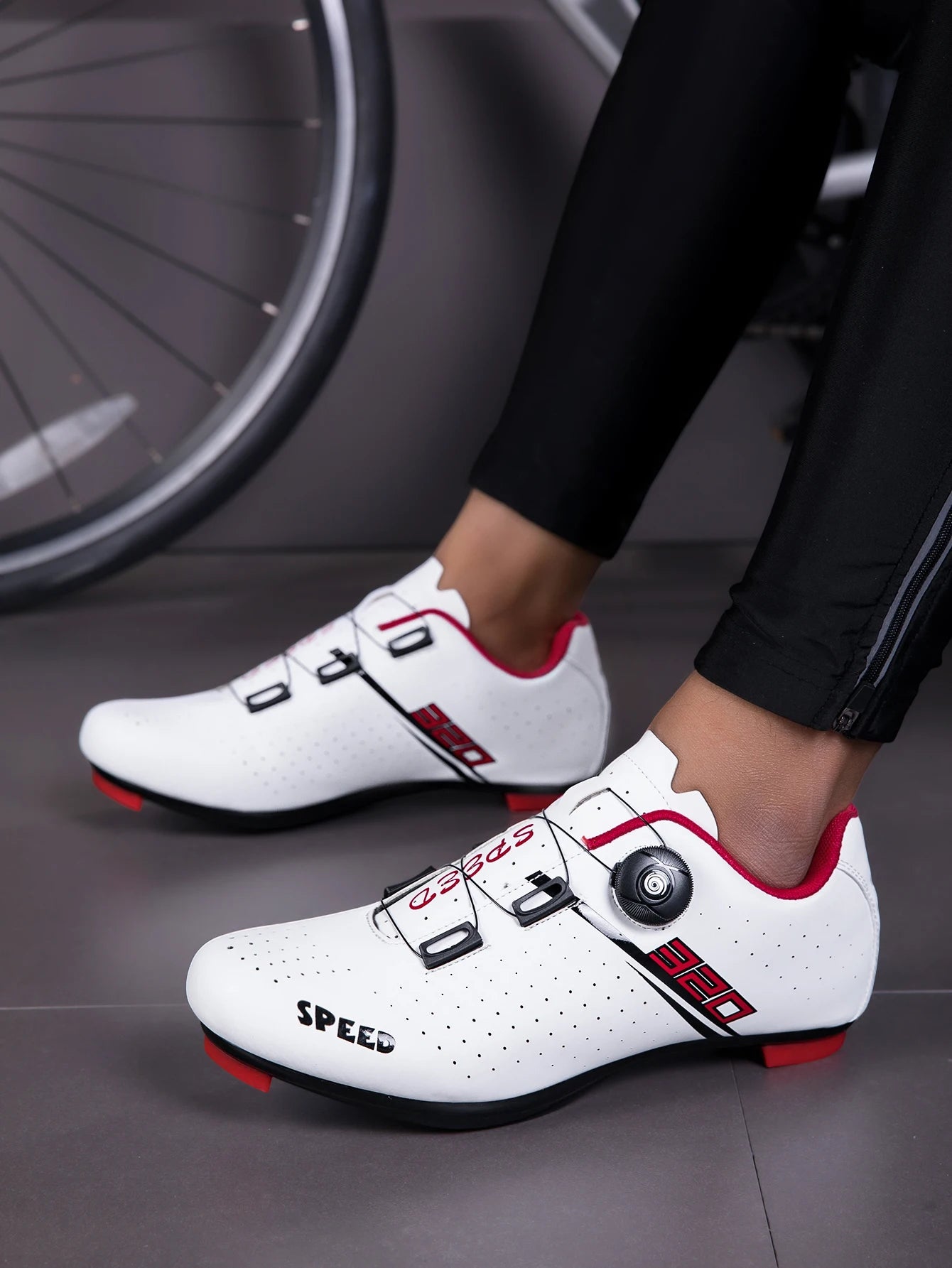 Men's Cycling Shoes Road Cycling Sports Shoes Women's MTB Racing Competition Self-Locking Cycling Shoes SPD Cleats Cycling Shoes