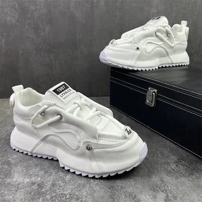 Size 48 Summer Men’s Shoes, 2026 New Men’s Mesh Breathable Sneakers, Height Increasing Sports Comfortable Casual Shoes for Men