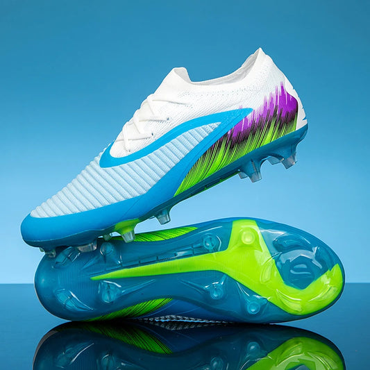 New Men Football Boots Training Ultralight Outdoor Drop Shipping Soccer Shoes Cleats Shoes Soccer Long Spikes FG Non-Slip