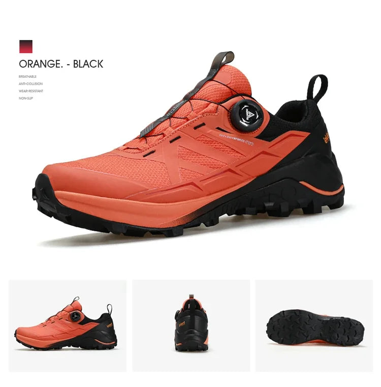 HUMTTO Men's Sneakers Luxury Designer Trail Shoes for Men Anti-slip Sports Hiking Sneaker Man Breathable Outdoor Trekking Boots