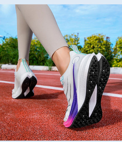 Scarpe da corsa marathon professionali da uomo e donna 2025 con piastra in carbonio, ammortizzazione, ultra leggere, supporto stabile, scarpe sportive
