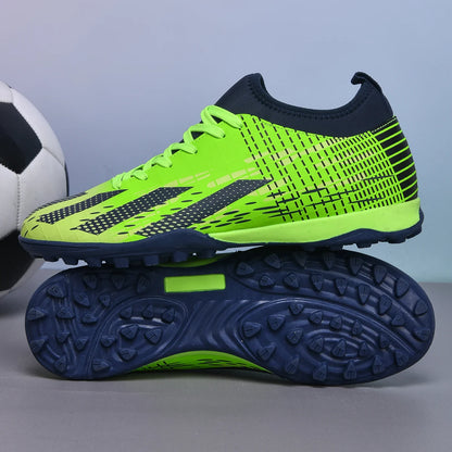 New Men Soccer Shoes Futsal Indoor Football Boots Sport Match Training Kids TF Cleats Grass Ankle Hot-selling High-quality Light