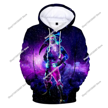 Fortnite Casual Pullover Hooded Sweatshirt Clothes Girls From 2 To 14 Years Children's Clothing Battle Royale Pullover Hoodies