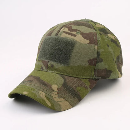 Camouflage Baseball Cap Outdoor Men's Tactical CP Adjustable Hat Sports Cycling Duck Tongue Cap