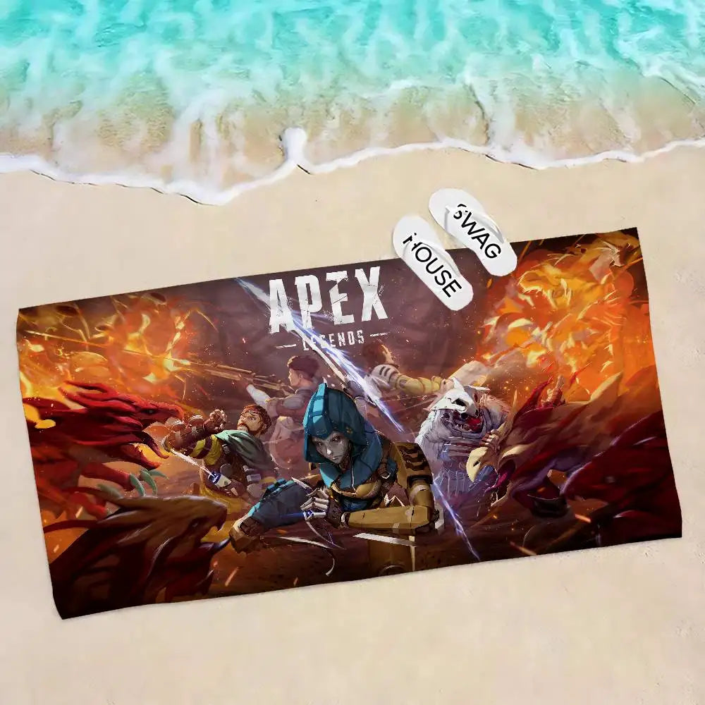 Apex Legends Octane Microfiber Beach Towel Absorbent Quick dry Soft Yoga Swimming Resort Mountain Climbing Towel