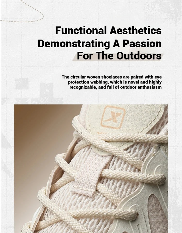 Xtep Casual Shoes 2025 Spring And Summer Lightweight Sports Shoes Thick Sole Fashionable Street Style Sneakers 875319320004