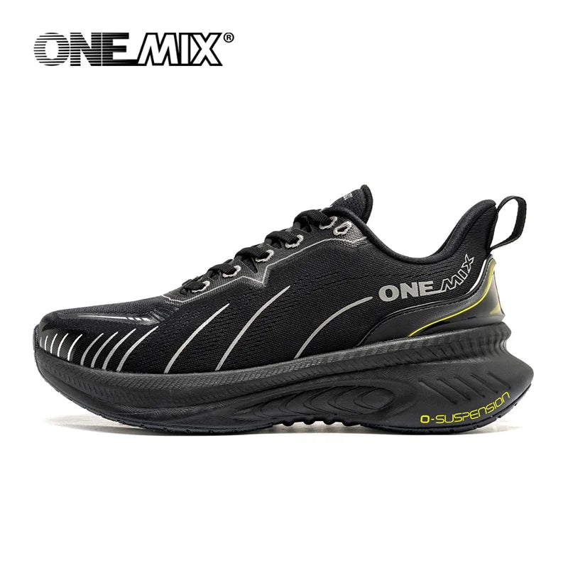 ONEMIX Nuove scarpe da running ammortizzate da uomo, adatte a runner pesanti, stringate, sportive da donna, antiscivolo, outdoor, sneakers atletiche da uomo