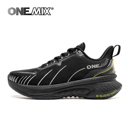 ONEMIX Nuove scarpe da running ammortizzate da uomo, adatte a runner pesanti, stringate, sportive da donna, antiscivolo, outdoor, sneakers atletiche da uomo