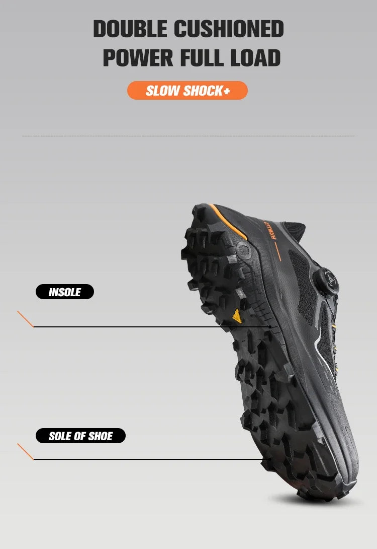 HUMTTO Men's Sneakers Luxury Designer Trail Shoes for Men Anti-slip Sports Hiking Sneaker Man Breathable Outdoor Trekking Boots