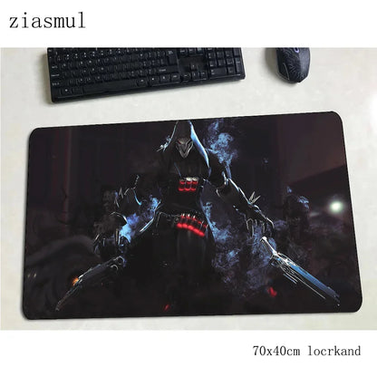 Геймърски пад за мишка Overwatch 700x400x3mm, цветна подложка за бюро за лаптоп, гейминг mousepad, коледен подарък, padmouse за PC геймъри, gamepad мат