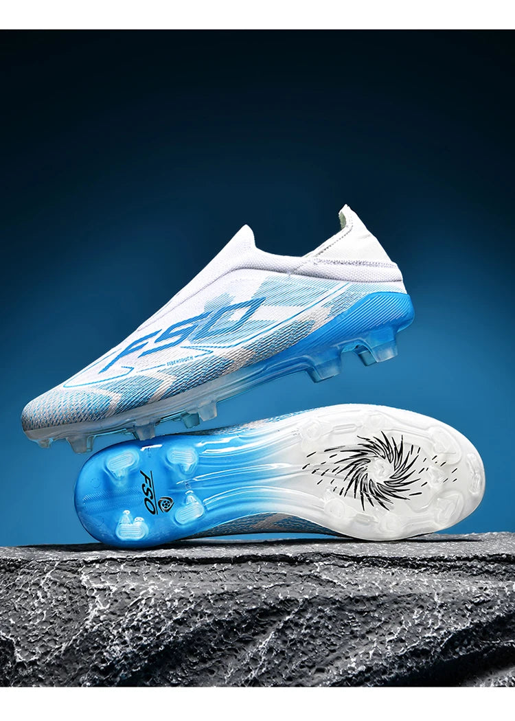 Men Soccer Shoes Cleats FG/TF Professional Original Women Football Boots Society Grass Indoor Training Unisex Non-Slip Sneakers.