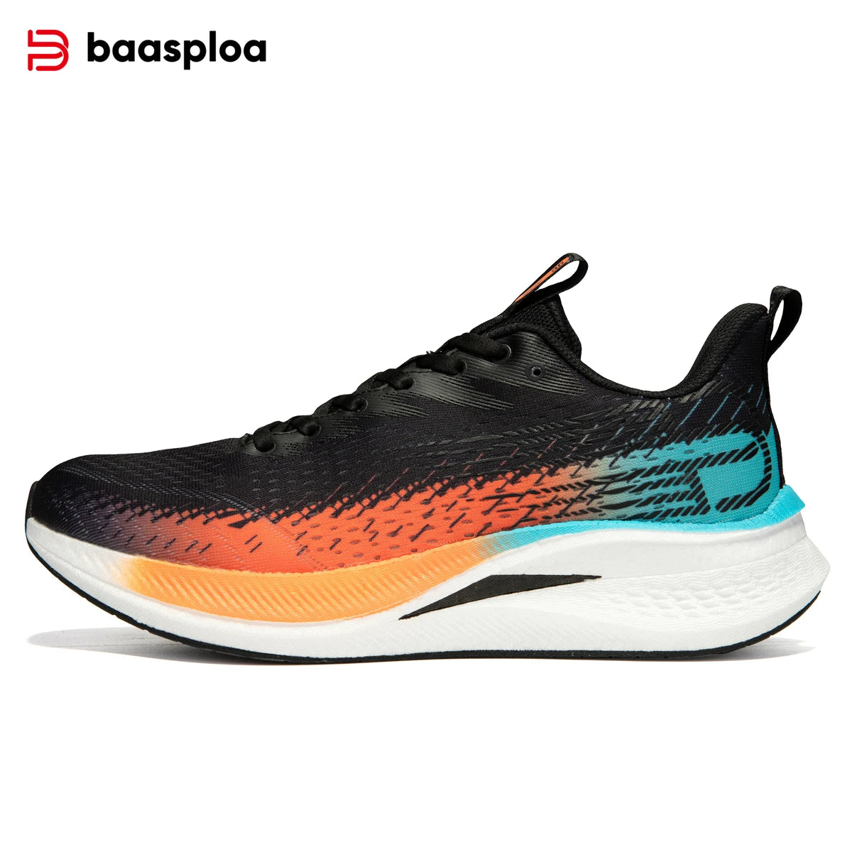 Baasploa Running Shoes Men Carbon Plate Professional Cushioning Anti-Slip Sneaker Female Casual Breathable Jogging Sports Shoes