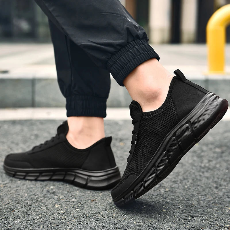 Men's Summer Sneakers Casual Running Shoes Breathable Walking Mesh Lightweight Sports Shoes Comfortable Fashion Shoes Zapatillas