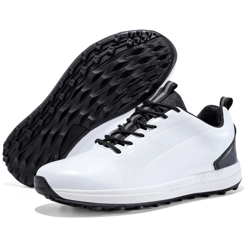 Hot Sale Leisure Golf Shoes Men's Waterproof Golf Spikes Sneakers Professional Non-Slip Golf Trainers Luxury Sports Shoes
