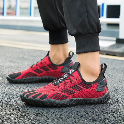 Water Shoes for Men Barefoot Beach Shoes Breathable Sport Shoes Quick Dry River White Sea Aqua Sneakers Soft Beach Sneakers