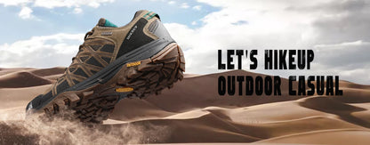 HIKEUP Scarpe outdoor da uomo per escursionismo, sport e tempo libero, scarponcini da trekking in montagna e campeggio, sneaker antiscivolo e resistenti all’usura