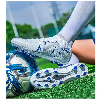 Oversized Football Boots for Youth & Children, Comfortable Flexible Design, Stable Anti-slip Performance for Outdoor Field Sports
