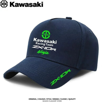 Kawasaki's best-selling duck bill hats, sun hats, competition caps, men's and women's extreme sports fighting baseball caps are