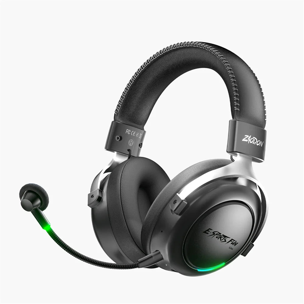 New Wireless Gaming Headphone,Bluetooth 6.0,53mm Titanium Drivers,7.1 Virtual Surround Sound,15ms Zero-Latency,for PC/PS5/Mobile