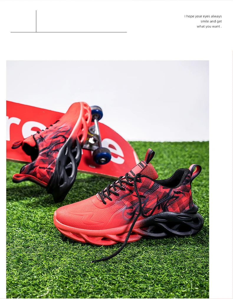 Men's Running Shoes Breathable Mesh Sports Shoes Cushioned Casual Sneakers Lightweight Comfortable Tennis Shoes Athletic Footwear