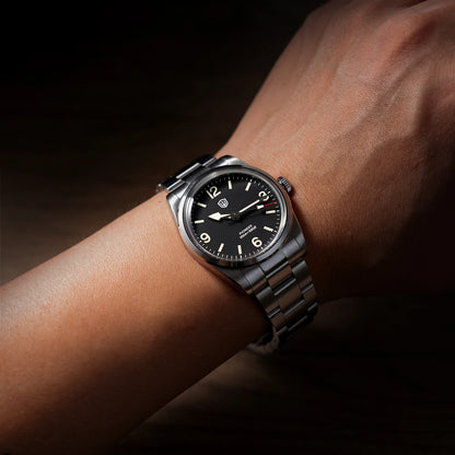 Watchdives WD1960S V2 Watch VH31 Sweep Second Movement Stainless Steel Sapphire Crystal Business Wristwatch Vintage Watches