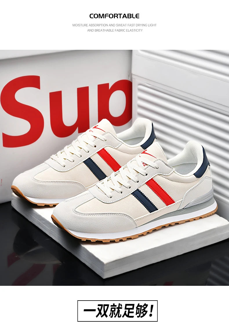 Scarpe da uomo di tendenza Forrest Gump, versatili scarpe sportive e casual da uomo per lo street fashion