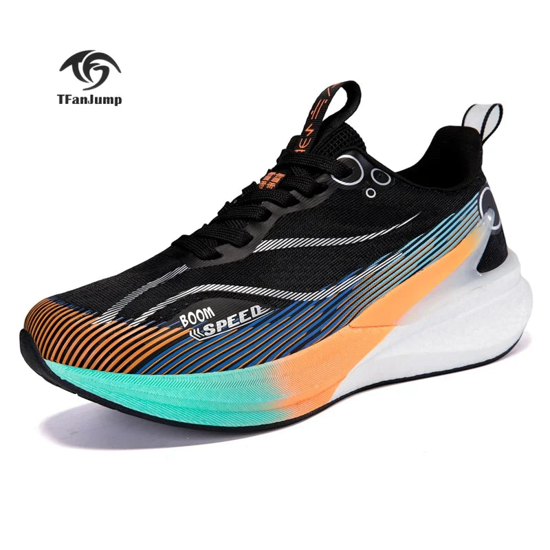Scarpe da corsa marathon professionali da uomo e donna 2025 con piastra in carbonio, ammortizzazione, ultra leggere, supporto stabile, scarpe sportive