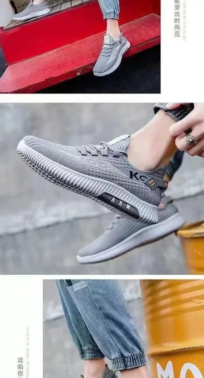 2026 Soft-Soled Spring and Autumn Old Cloth Shoes Breathable Mesh Shoes Non-Slip Wear-Resistant Casual Low-Top Work Shoes