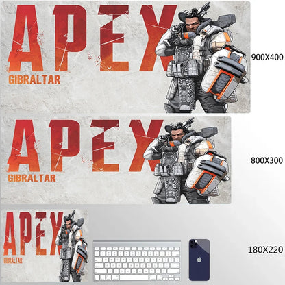 800x300 Apex Legends Mousepad Xxl Funny Unique Desktop Pad Game Mousepad PC Size for large Edge Locking Game Keyboard Pad XL